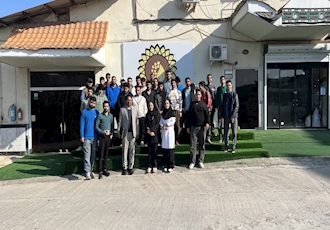 بازدید دانشجویان دانشگاه ملی مهارت از مرکز تحقیقات